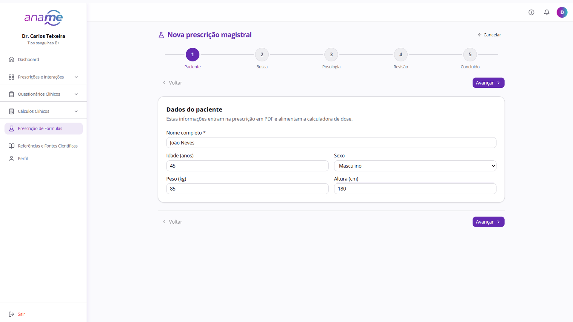 Prescrição de Fórmulas Magistrais 1